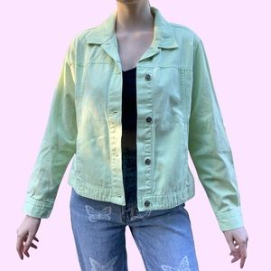 Great Northwest Clothing Company pastel mint green jacket M